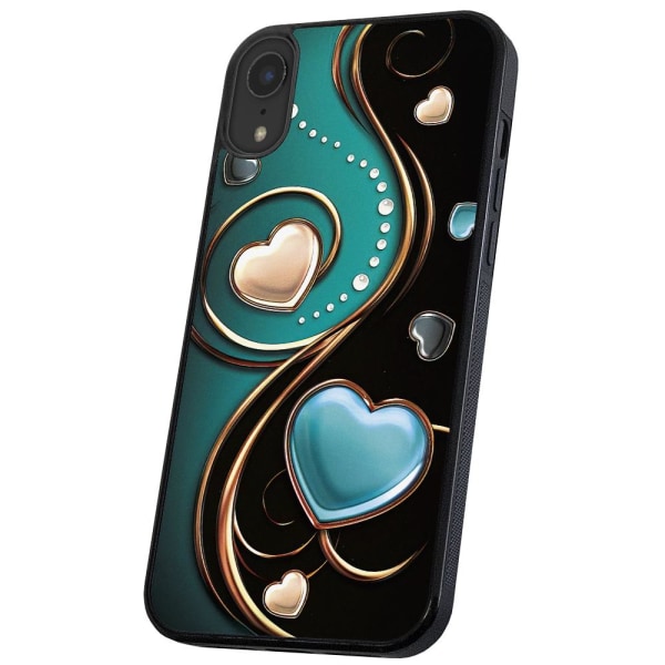 iPhone XR - Deksel/Mobildeksel Hjerter