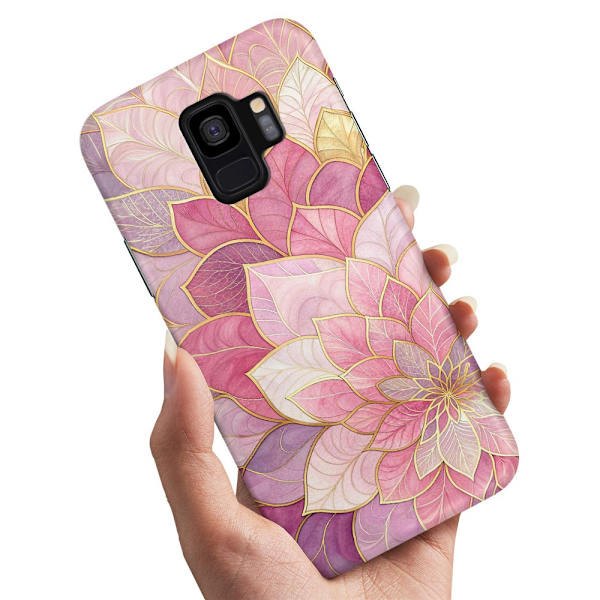 Deksel / Mobildeksel til Samsung Galaxy S9 Plus - Flower