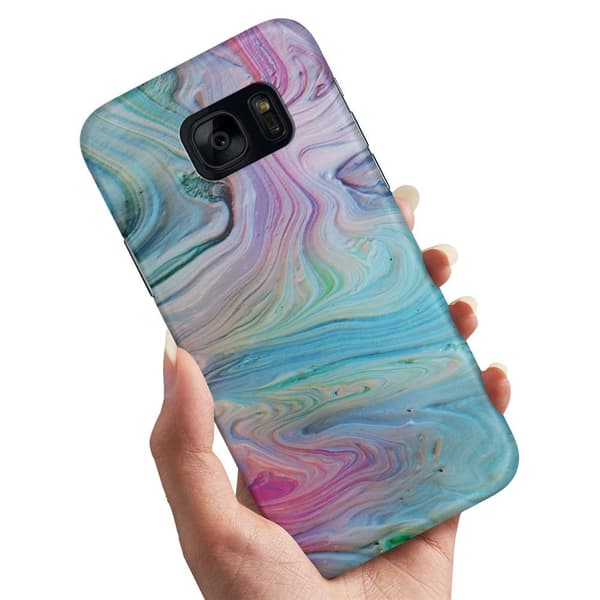 Deksel / Mobildeksel til Samsung Galaxy S7 - Maling Mønster