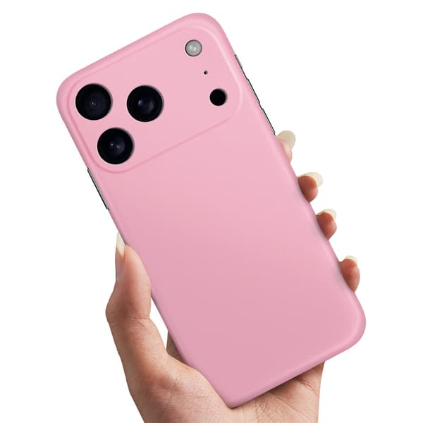 Kuoret / Suojakuoret iPhone 17 / 18 Pro Max - Vaaleanpunainen