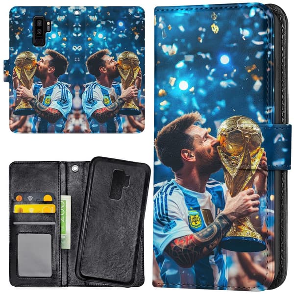 Samsung Galaxy S9 Plus - Lommebok Deksel Messi