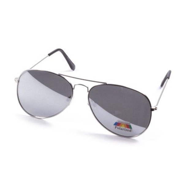 Pilotbriller / Aviator-solbriller - Velg farge! Silver