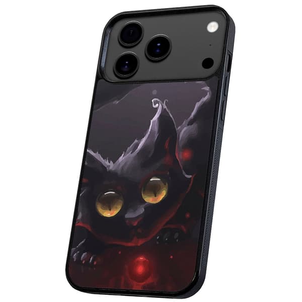 iPhone 17 Pro - Skal/Mobilskal Svart Katt