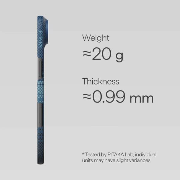 Pitaka Edge MagSafe Fodral iPhone 17 Pro Max Moonrise