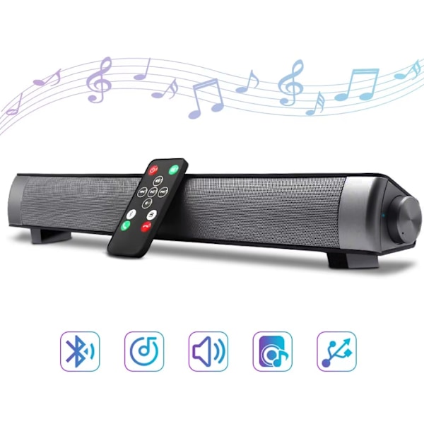 Soundbar LP-S08 Bluetooth Högtalare - Flera färger Guld