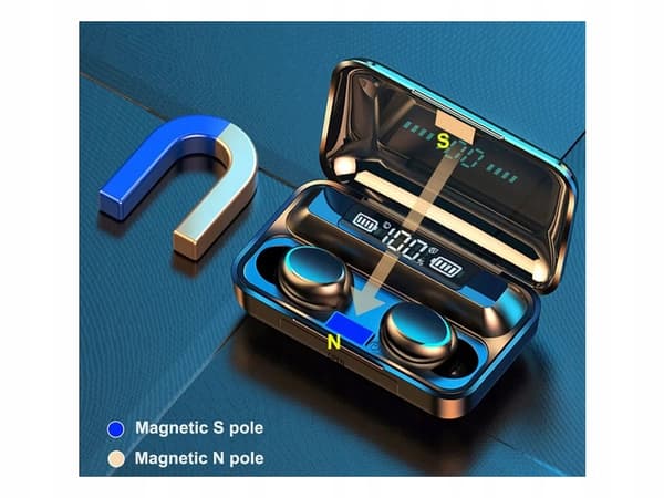 Trådløse Ørepropper med Powerbank - Bluetooth