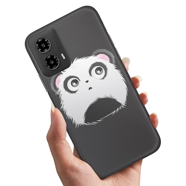 Motorola Moto G55 5G - Skal/Mobilskal Pandahuvud