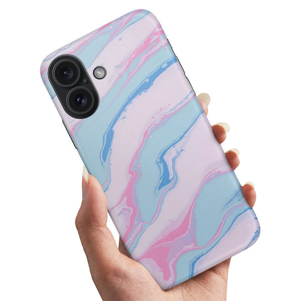 Deksel / Mobildeksel til iPhone 16 Plus - Marmor
