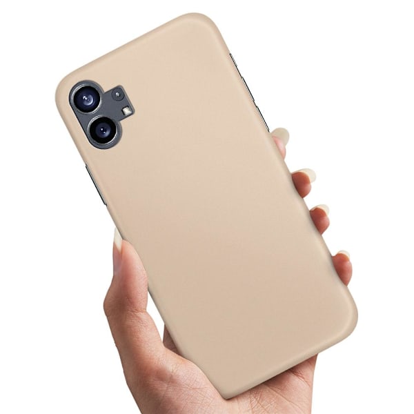 Nothing Phone (1) - Cover/Mobilcover Beige