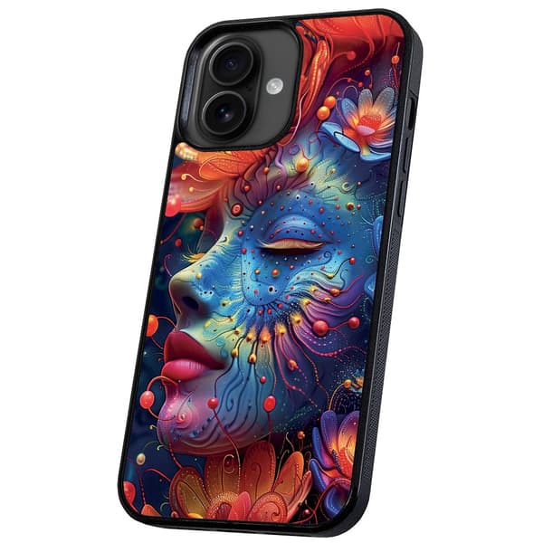 iPhone 16 Plus - Kuoret/Suojakuori Psychedelic