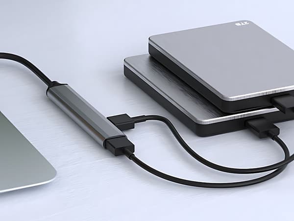 USB-hubb 4-port - 3.0 splitter för dator