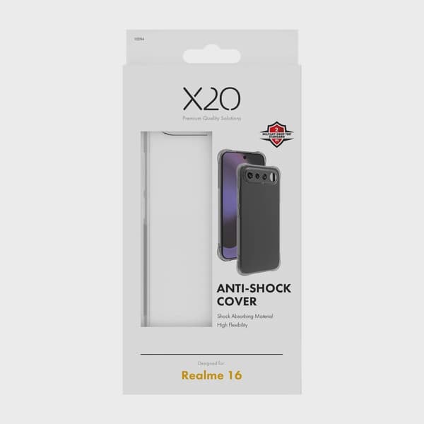 X2O Anti-Shock Skal Realme 16 Transparent