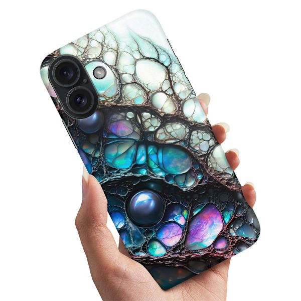 Deksel / Mobildeksel til iPhone 16 - Psychedelic