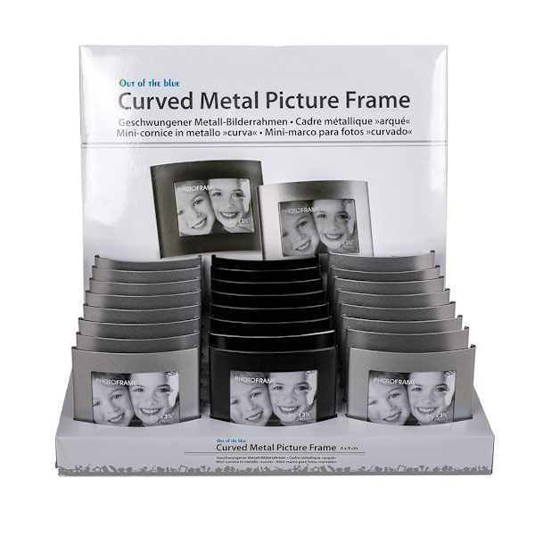 Kaarrettu Kuvakehys-Metallikehys-Taivutettu Metallikehys -6x9 cm MultiColor 2-Pack