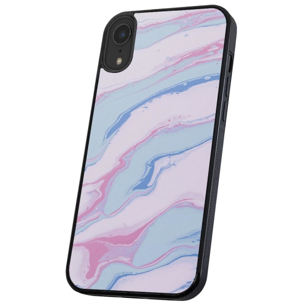 iPhone XR - Deksel/Mobildeksel Marmor Multicolor