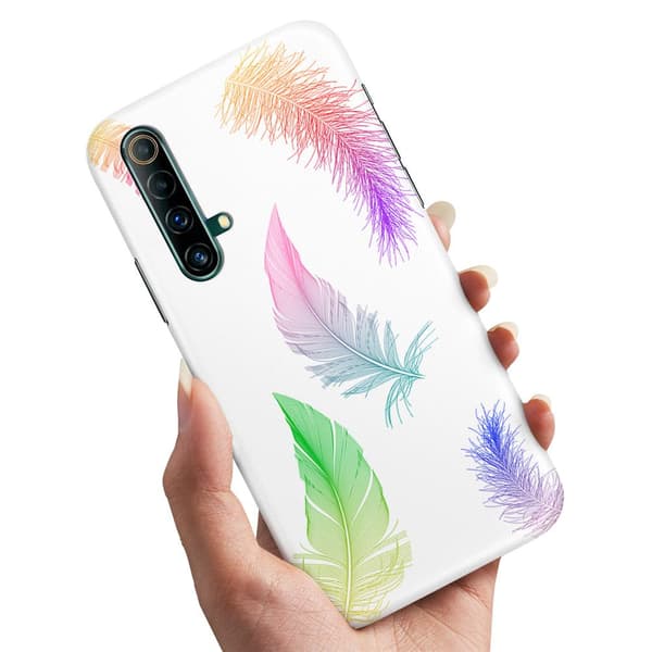 Deksel / Mobildeksel til Realme X50 - Fjær