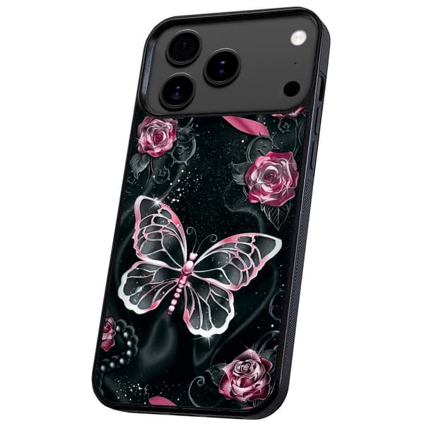 iPhone 17 Pro - Deksel/Mobildeksel Sommerfugler