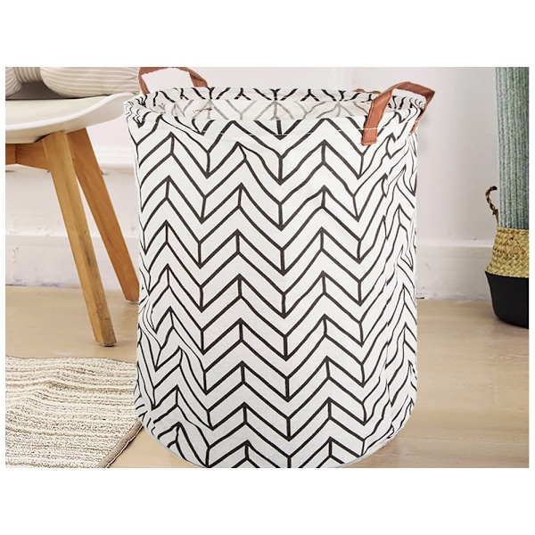 Hopfällbar Tvättkorg - 45L White