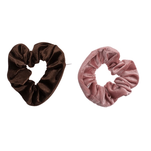 2-Pak - Scrunchie / Hårbånd – Hårmunk Multicolor