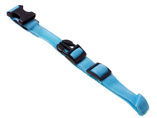 Ledbelysning mörkerhalsband för hundar och katter justerbart 59cm
