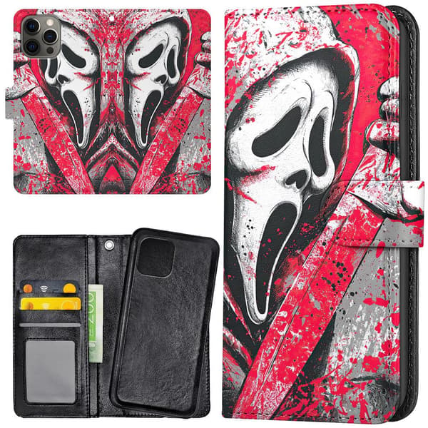 iPhone 16 Pro - Lommebok Deksel Scream Ghostface