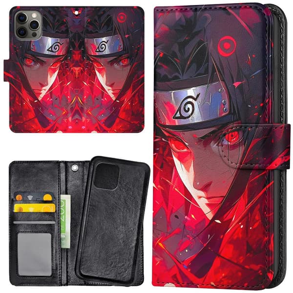 iPhone 13 Pro Max - Plånboksfodral/Skal Sasuke Naruto