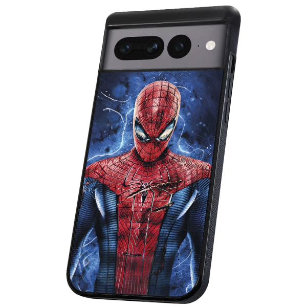 Google Pixel 7A - Cover/Mobilcover Spiderman