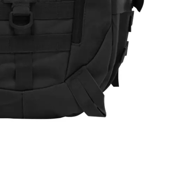 Ryggsäck med Regnskydd / Militärväska - 25L Svart