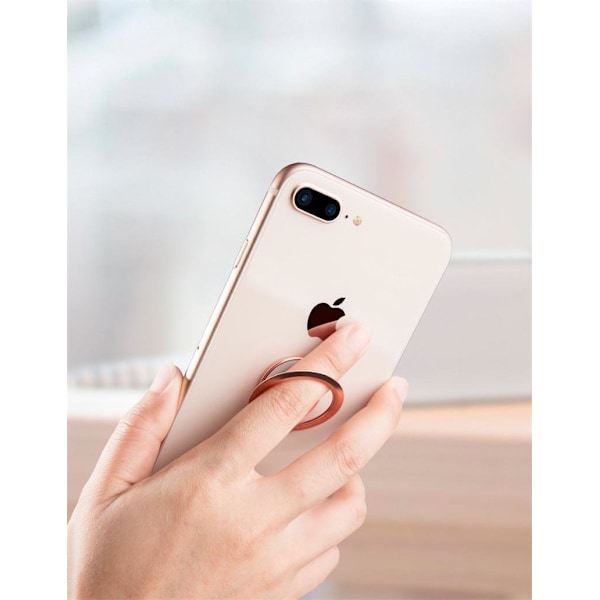 2-Pak - Tynd Mobilring / Mobilholder Ringholder Mobil - 1.8mm Gold