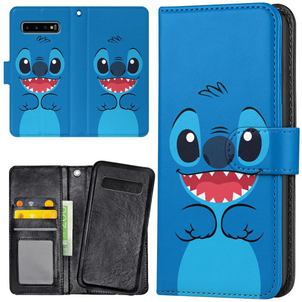 Samsung Galaxy S10 - Lompakkokotelo/Kuoret Stitch