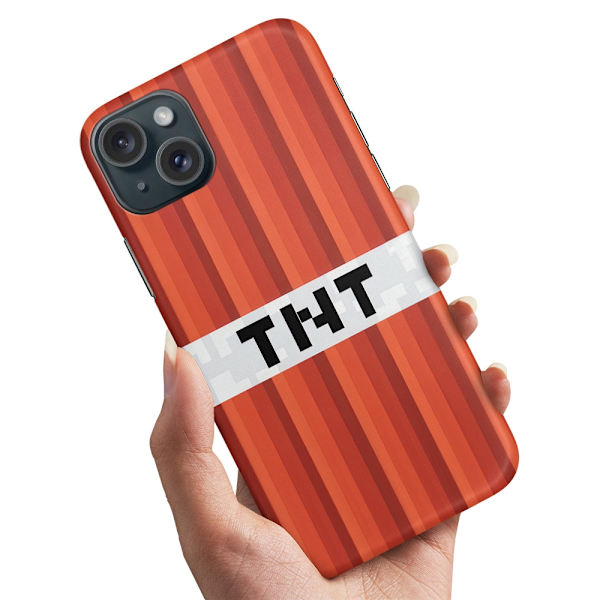 Deksel / Mobildeksel til iPhone 14 / 15 Plus - Minecraft TNT