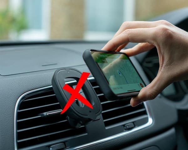 iPhone 6 - Magnet Skal / Mobilskal - Svart Black