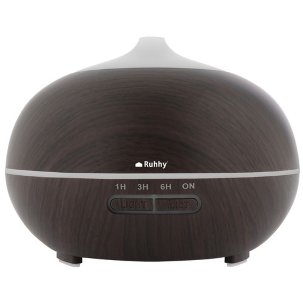 Elektrisk Aromalampe / Duftspreder - Sprer Eteriske Oljer Dark brown