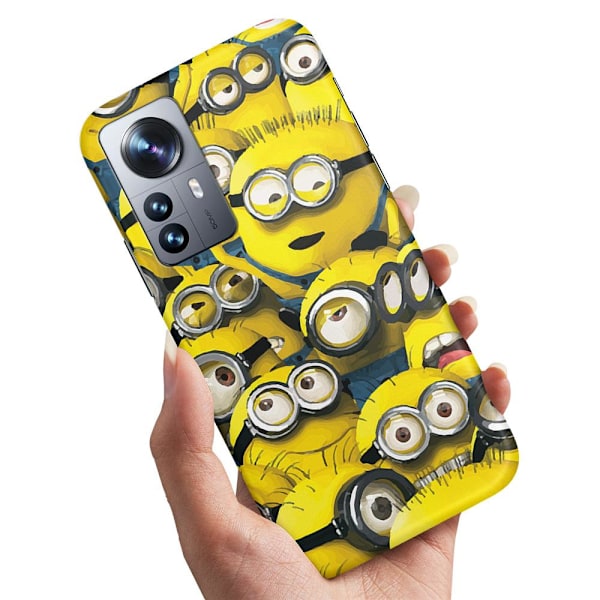 Deksel / Mobildeksel til Xiaomi 12 Pro - Minions Multicolor