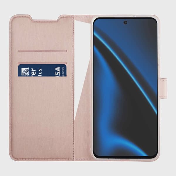X2O Classic Wallet Plånboksfodral Samsung Galaxy A56/A36 5G Rose Gold