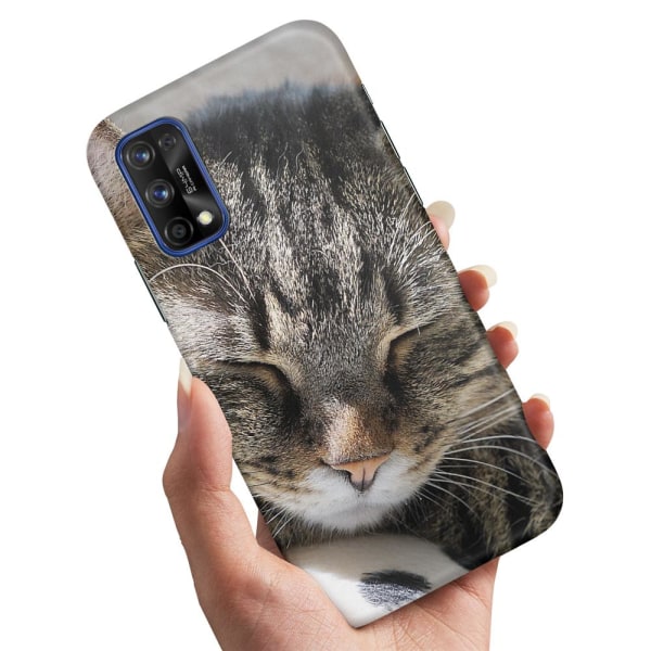 Realme 7 Pro - Deksel/Mobildeksel Sovende Katt