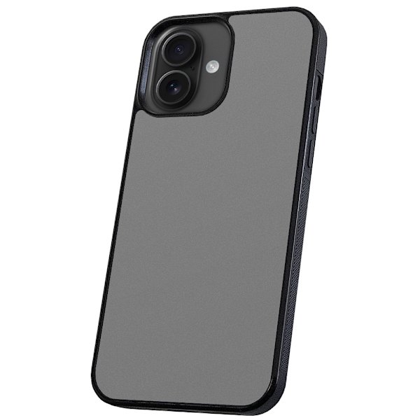 iPhone 16 Plus - Cover/Mobilcover Grå