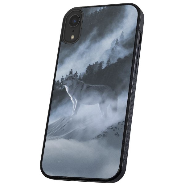 iPhone XR - Skal/Mobilskal Arctic Wolf multifärg