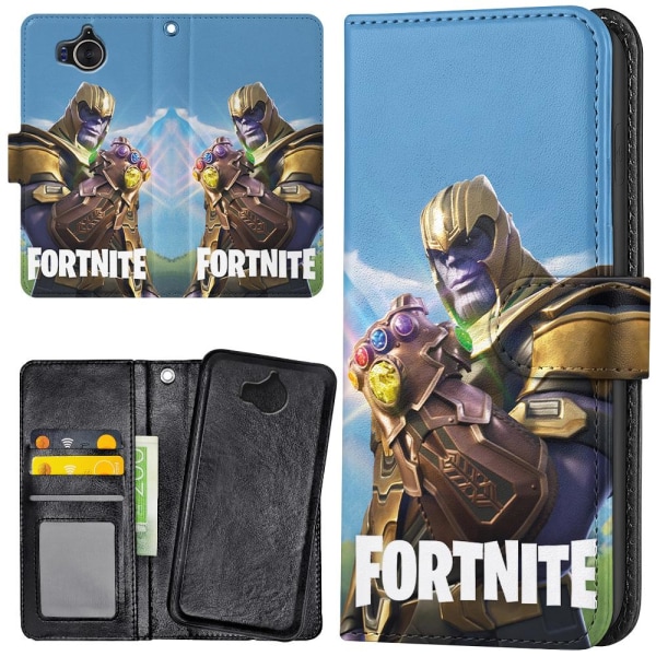 Huawei Y6 (2017) - Plånboksfodral/Skal Fortnite