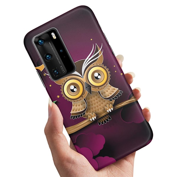 Huawei P40 Pro - Skal/Mobilskal Ljusbrun Uggla