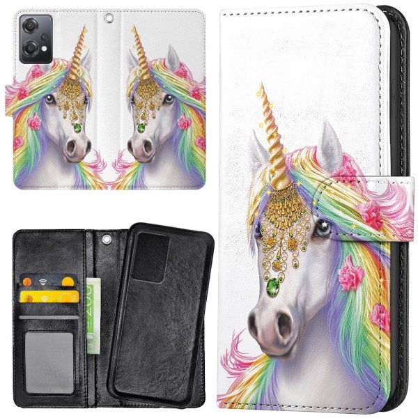 OnePlus Nord CE 2 Lite 5G - Lompakkokotelo/Kuoret Unicorn/Yksisarvinen