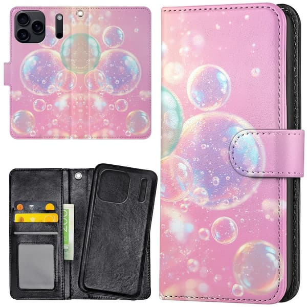 iPhone 17 Pro / 18 Pro - Lompakkokotelo/Kuoret Bubbles