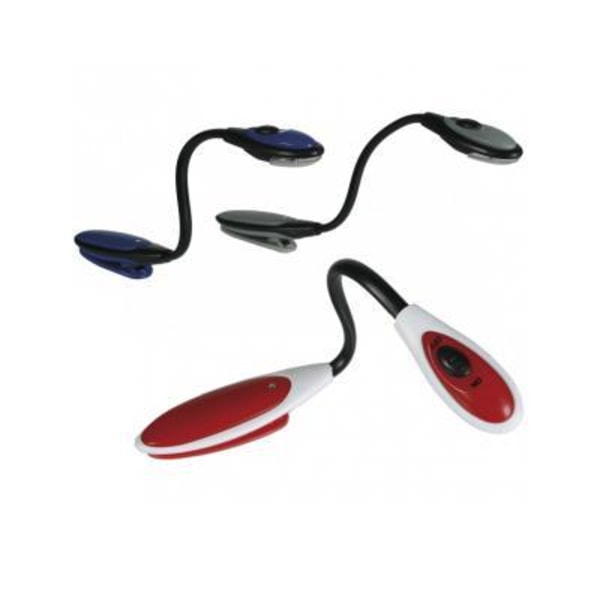 Boglampe - Læselampe / LED-lampe med Klemme - Lampe til Bog Multicolor