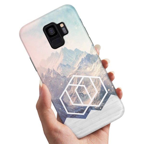 Samsung Galaxy S9 - Cover/Mobilcover Kunst Bjerg