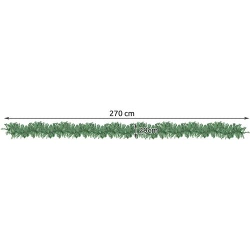 Julegirlander / Grangirlander Jul - Juletre Girlander - 2,7m 3-Pack