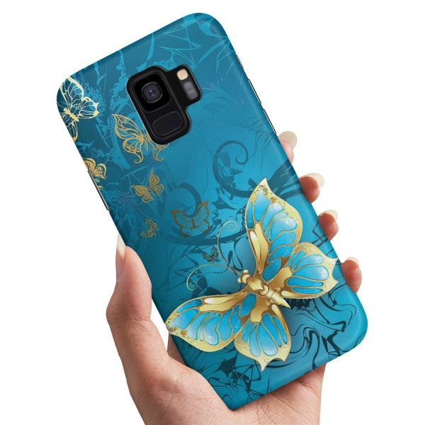Samsung Galaxy S9 - Cover/Mobilcover Sommerfugle