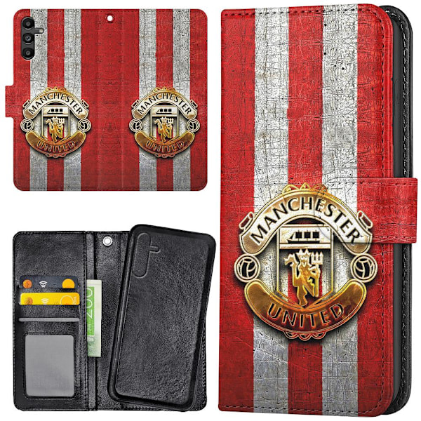 Samsung Galaxy A56 5G - Plånboksfodral/Skal Manchester United