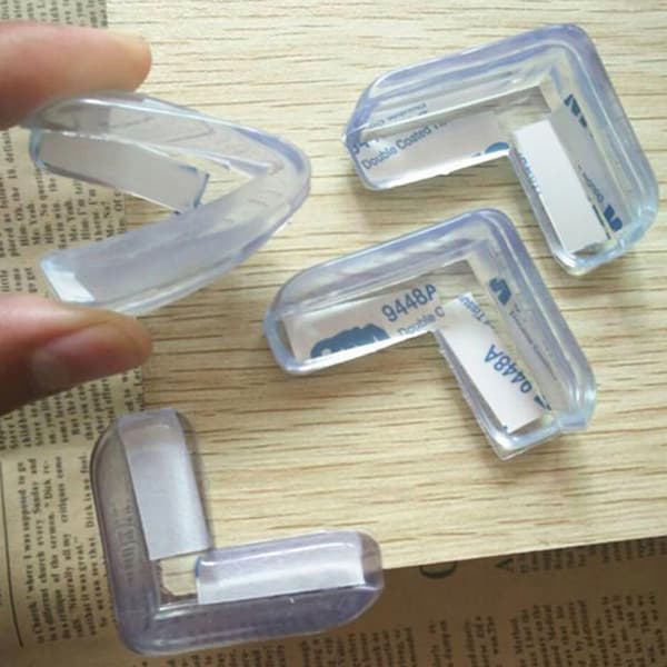 Hörnskydd för Bord och Kanter - Barnsäkerhet - 4-pack