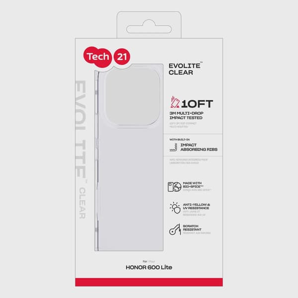 Tech21 Evo Lite Honor 600 Lite Transparent
