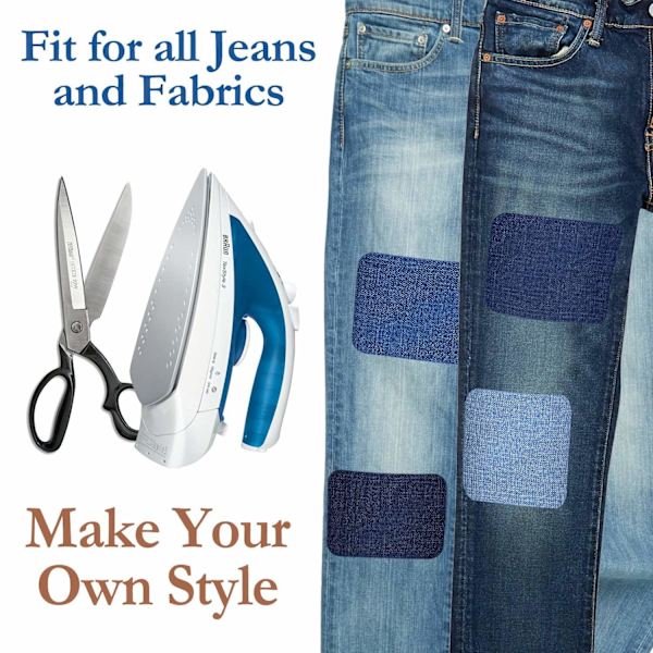 Lagningslapper til Jeans - 20 stk